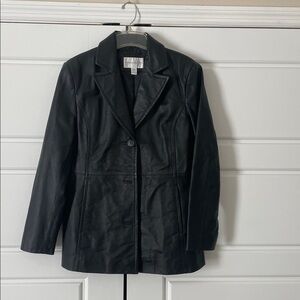 Worthington Black Leather Jacket
